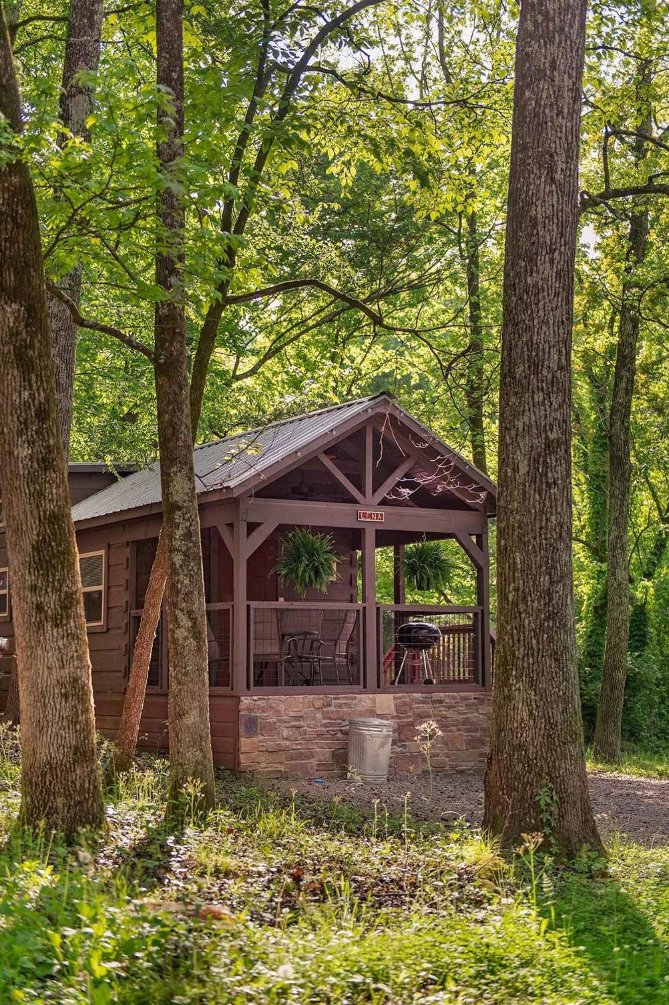 Lena Cabin Wooded Tiny Cabin - Hot Tub Chattanooga Eksteriør bilde