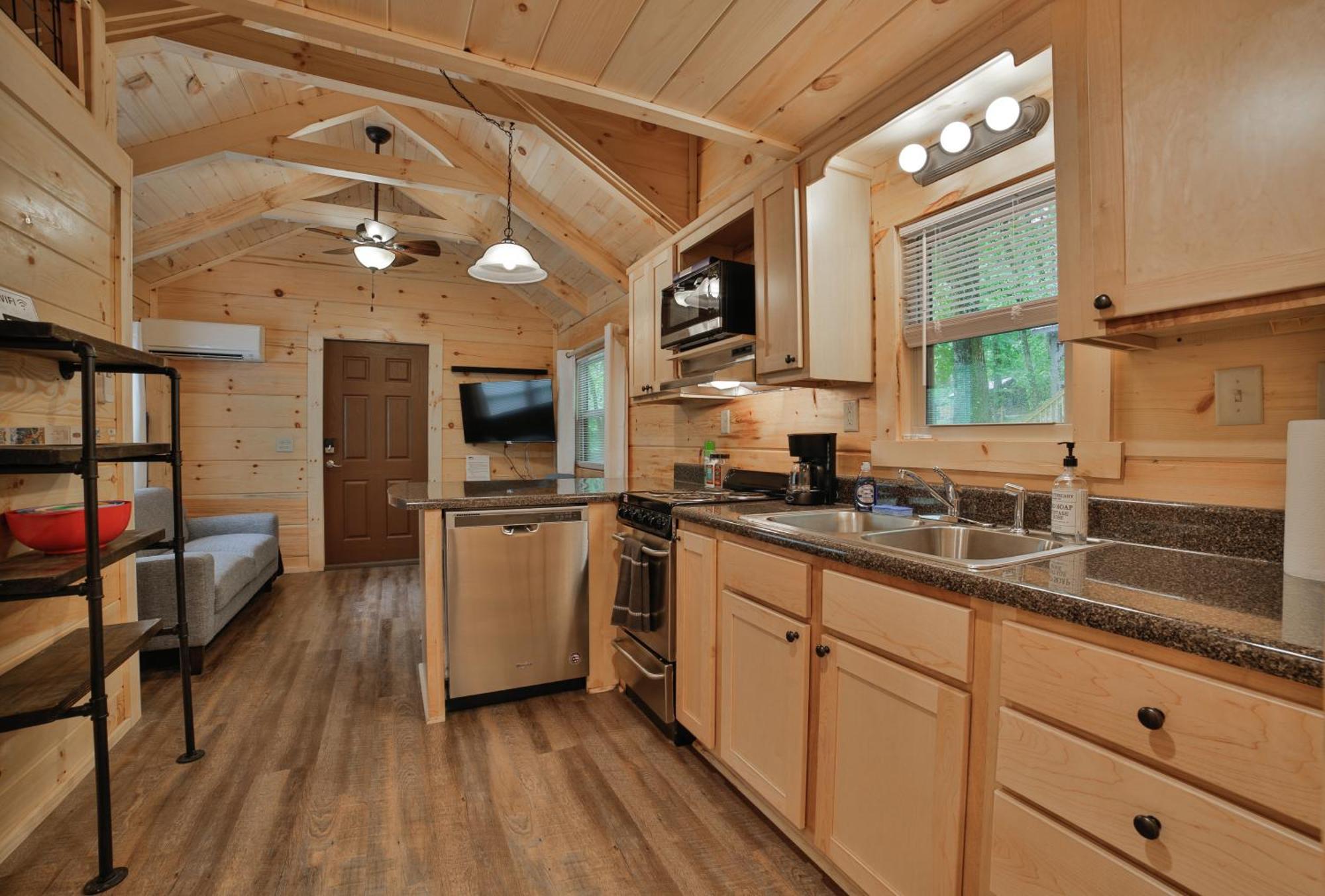 Lena Cabin Wooded Tiny Cabin - Hot Tub Chattanooga Eksteriør bilde